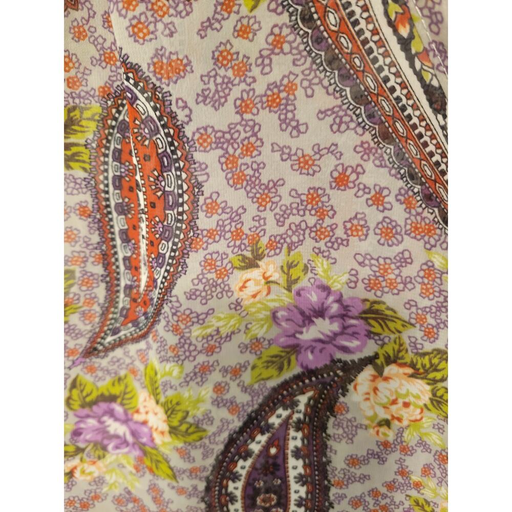 H.I.P‎ Happening in the present M Boho Fairy Y2K Floral Paisley Lace Blouse - Picture 4 of 7